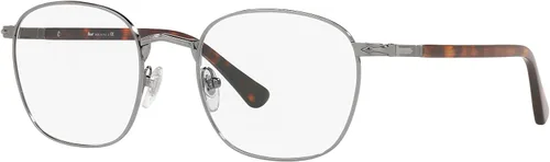Vista 2 de Persol PO2476V - Marcos cuadrados para gafas graduadas, plateadodemo, lente