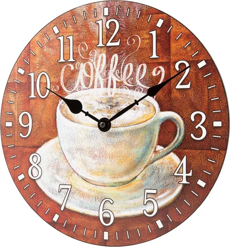 Vista 2 de La Crosse Clock 404-2631C-INT Reloj de pared analógico de cuarzo redondo de 12 pulgadas