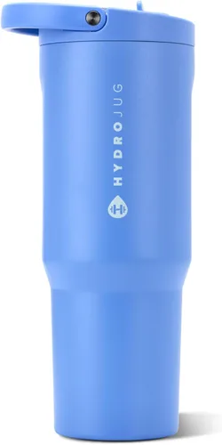 Vista 65 de HydroJug Sport - Botella de agua aislada de acero inoxidable de 20 onzas, All Star