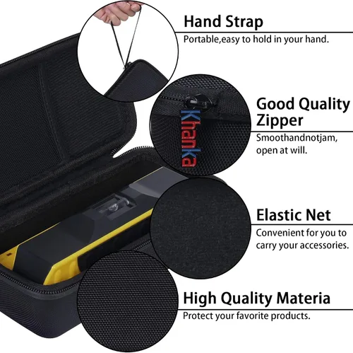 Vista 2 de Khanka Reemplazo de estuche rígido para Franklin Sensors ProSensor 710 710+ T13 T11 Professional Stud Finder (negro)