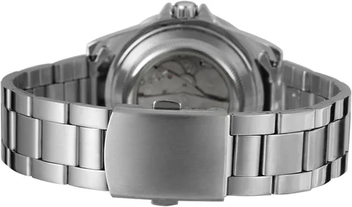 Vista 3 de FORSINING Reloj de colección de pulsera de acero inoxidable automático vintage para hombre con puntos WRG8066M4T2