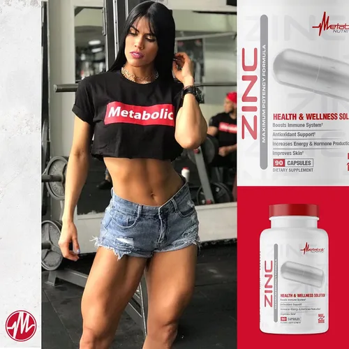 Vista 4 de Suplemento de zinc de Metabolic Nutrition, 75 mg, 90 cápsulas de zinc, apoya la función del sistema inmunológico con óxido de zinc