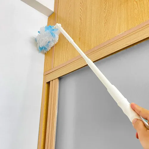 Vista 5 de KEUYE Manijas de repuesto compatibles con repuesto Swiffer Duster, mango extendido, mangos de longitud ajustable solo (1 unidad)