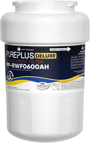 Vista 10 de PUREPLUS Filtro de agua para refrigerador RWF0600A para GE MWF, paquete