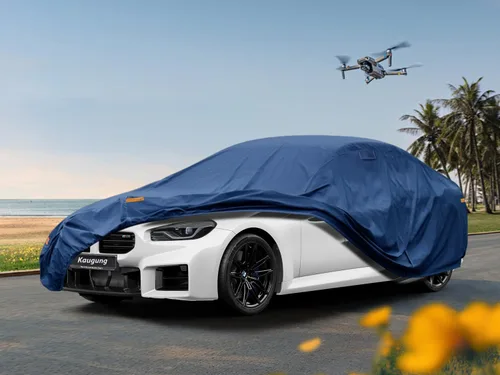 Vista 7 de Kaugung Funda de coche resistente para BMW M2 (2019-2024), impermeable, resistente a todo tipo de clima, protección contra el sol, lluvia, polvo