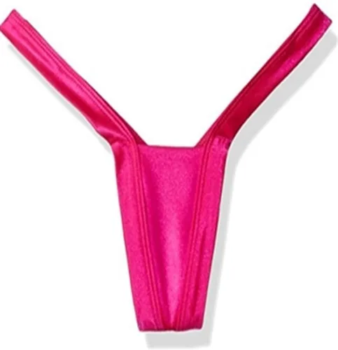 Vista 2 de BodyZone Tanga con espalda de corazón para Rosa bebé