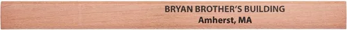 Vista 9 de Pencil Guy Lápices de carpintero negros impresos personalizados promocionales 72 a una caja