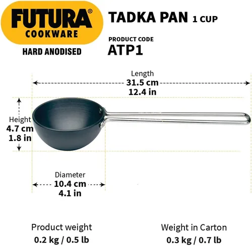 Vista 3 de Futura Bandeja térmica anodizada, 1 taza, color negro
