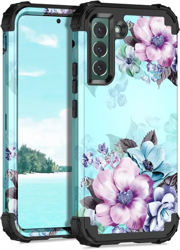Vista 118 de Casetego Funda para Galaxy A16 5G, que brilla en la oscuridad, tres capas, resistente, a prueba de golpes, protección completa, policarbonato duro