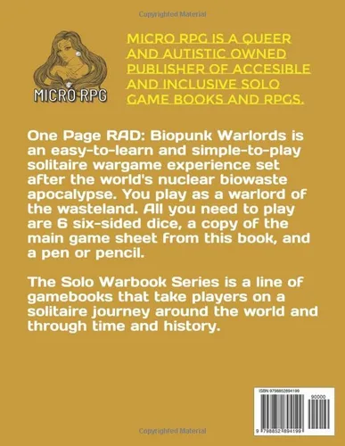 Vista 2 de One Page Rad Biopunk Warlords