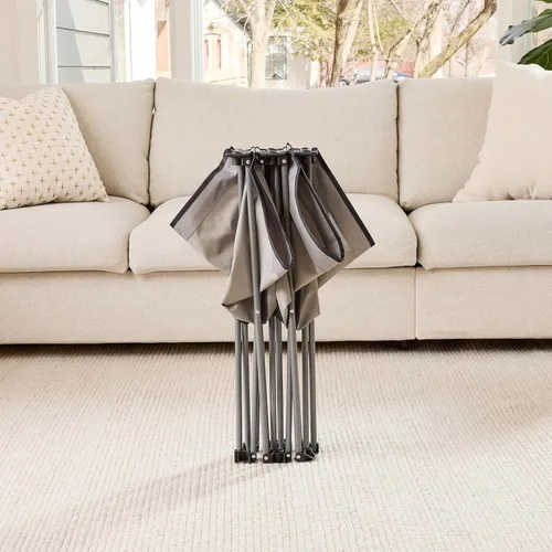 Vista 3 de Regalo My Cot - Cama portátil extralarga, incluye una sábana bajera, gris, 54 x 28 x 12 pulgadas, paquete de 1 unidad