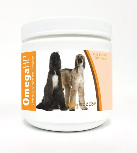 Vista 81 de Healthy Breeds Affenpinscher Omega HP - Masticables suaves para piel y pelaje, 60