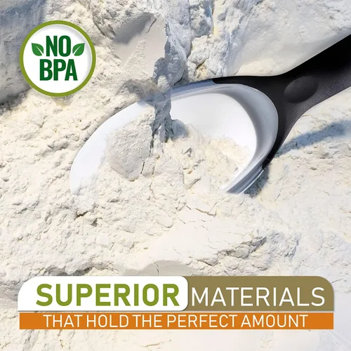 Vista 6 de Spring Chef Cuchara de hielo magnética para congelador, cuchara de palomitas de maíz de plástico flexible sin BPA con mango de agarre suave, cuchara