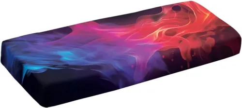 Vista 53 de Cubierta antipolvo para teclado de piano de llama, cubierta protectora de teclado de música elástica para pianos eléctricos digitales