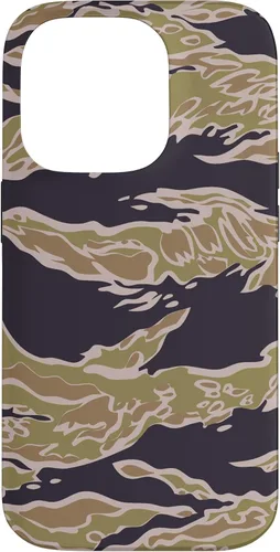 Vista 17 de US Army Tiger Stripe Camo Vietnam Special Forces Camouflage Case para iPhone 17