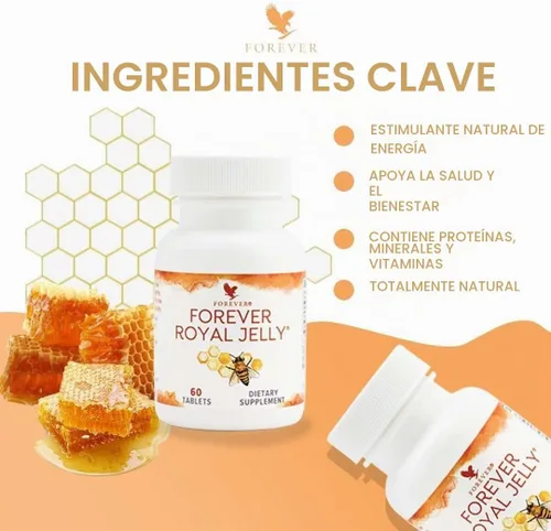 Vista 4 de Forever Living Royal Jelly, 120 comprimidos, paquete de 2