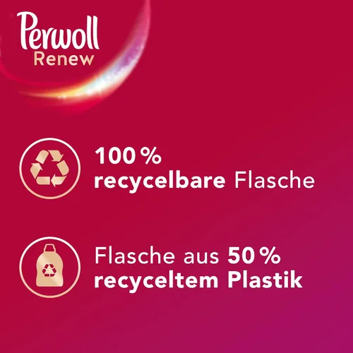 Vista 5 de Perwoll Detergente líquido para ropa Renovar Color para toda la ropa 1.44L (24 cargas de lavado)