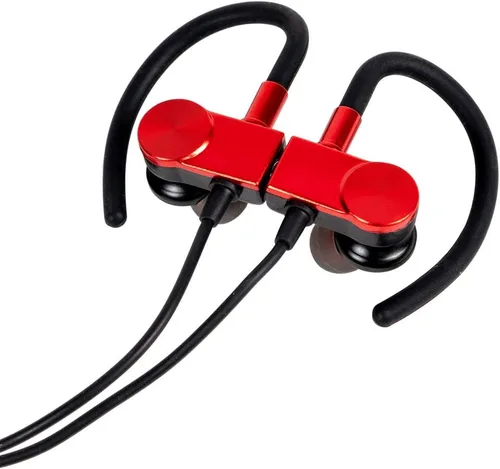 Vista 9 de Garmin 010-02172-31 Vivoactive 4S Smartwatch, paquete de polvo rosadorado con auriculares deportivos inalámbricos magnéticos Deco Gear, rojo