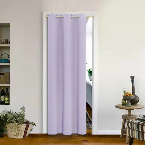 Vista 144 de MYSKY HOME Cortinas Aqua para Armario para Entrada Cortina Opaca para Puerta para Sala de Estar Cortina Oscurecedora de Habitación con Ojales