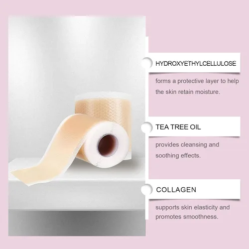 Vista 7 de Scarlette Cinta de colágeno, hojas de colágeno Scarlette para cicatrices y arrugas, tiras de silicona para eliminar cicatrices para mujeres