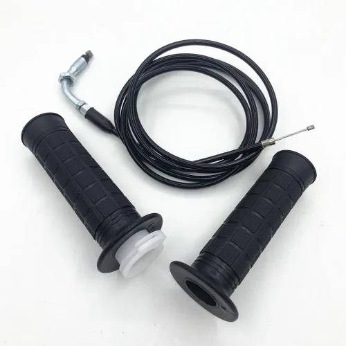 Vista 2 de Puños giratorios, cable de acelerador 75 pulgadas, interruptor de apagado para patinete a gasolina de 43 cc 49 cc
