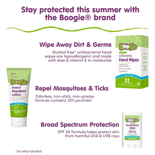 Vista 7 de Boogie Mineral Protector Solar Stick SPF 50 Protector solar para niños - 0.49 oz Broad Spectrum UVA & UVB Protection, Water Resistant Sun