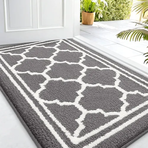 Vista 47 de Buganda Alfombra para Puerta Interior, Tapete Resistente a la Suciedad y Absorbente, Antideslizante, Alfombras de Perfil Bajo para Entrada