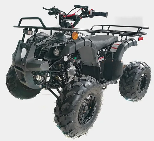 Vista 6 de Icebear Super Trooper - ATV infantil de 125 cc, color burdeos metálico/negro