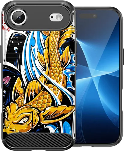 Vista 14 de CasesOnDeck Case Compatible with [Apple iPhone 17 Air/iPhone 17 Air Case] Pictorial Patterned TPU Design Case Flexible Slim and Elegant (Astronaut)