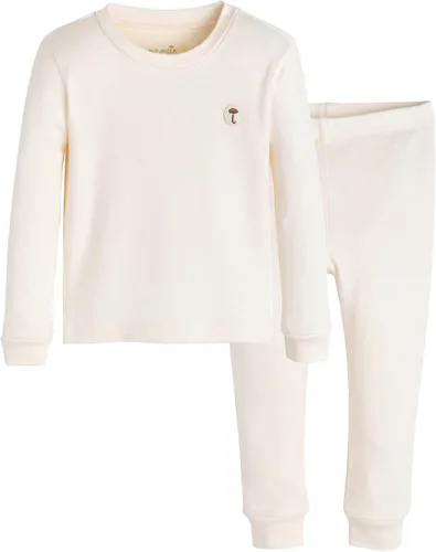 Vista 24 de moimoln 6M-8Y Baby Toddler Pajamas Cotton Blend Long Sleeve Snug Fit Beige