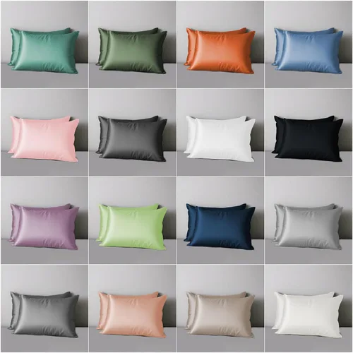 Vista 4 de LINENWALAS Tencel - Juego de ropa de cama (4 piezas), color liso