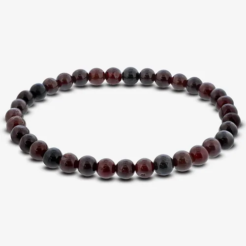 Vista 232 de Gem Avenue Handmade Round Bead Stretch Bracelet Unisex Natural Stone Beaded Jewelry for Men & Women, Elastic Wristband for Daily Wear