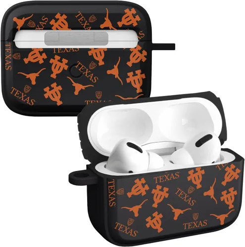 Vista 9 de Affinity Bands Texas Longhorns HDX - Funda compatible con Apple AirPods Gen 1 y 2 (color negro clásico)
