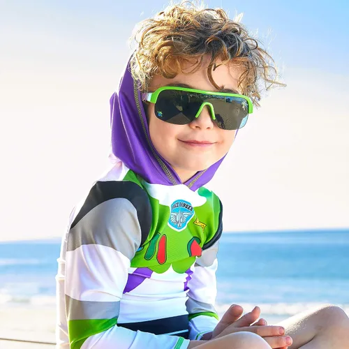 Vista 4 de Disney Pixar Buzz Lightyear - Protector de erupción con capucha para niños