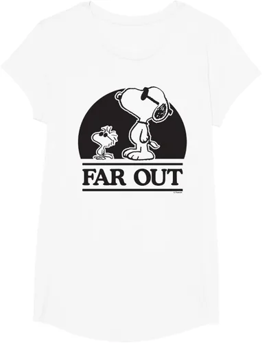 Vista 17 de Peanuts Woodstock 50th Anniversary Far Out Snoopy - Camiseta Blanco