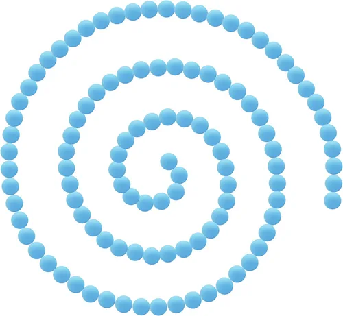 Vista 8 de DIYOMR 100 cuentas redondas de silicona para joyería y manualidades (0.59 pulgadas, azul)