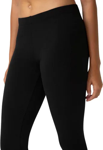 Vista 4 de no nonsense Leggings para mujer: cintura elástica suave al tacto de algodón Negro