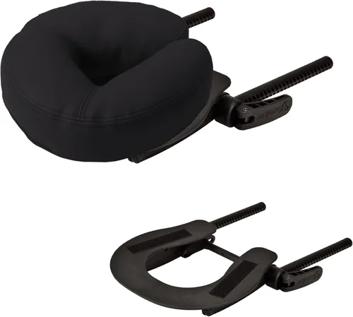 Vista 2 de EarthLite Caballete para Cama de Masaje con Apoyacabeza Ajustable Deluxe - Plataforma de Apoyacabeza Completamente Ajustable y Duradera para Sillas