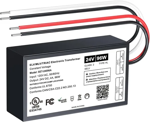 Vista 15 de Controlador LED regulable de 60 W y 12 V para regulador Lutron y Leviton, transformador de fuente de alimentación de CA a CC triac/ELV/MLV para tira