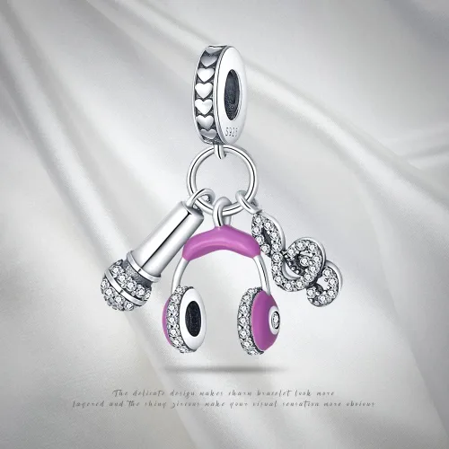 Vista 6 de Pandach 925 Sterling Silver Charms for Bracelets Necklace with 5A CZ Stones Dangle Pendant Bead Jewelry Beads Gifts for Women