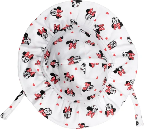 Vista 6 de Disney Minnie Mouse Winnie the Pooh Baby Girls - Mameluco de peluche y sombrero de sol recién nacido a bebé