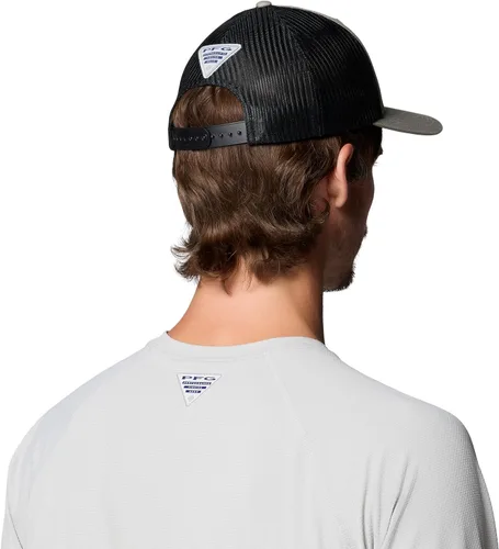 Vista 210 de Columbia Gorra de bola de malla Bandera antigua de malva/blanco/pescado