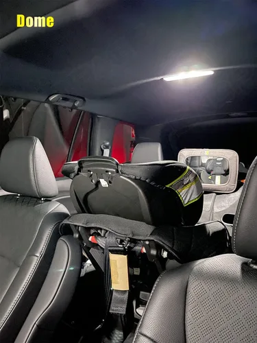 Vista 4 de Paquete de kit de luces LED interiores para Jeep Cherokee KL 2014 2015 2016 2017 2018 2019 2020, 13 piezas, color blanco, iluminación LED