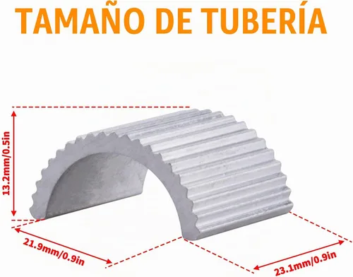 Vista 2 de Cuñas de manillar de 7/8 pulgadas a 1 pulgada de manillar de motocicleta, espaciador de conversión con soportes para manillar, elevadores