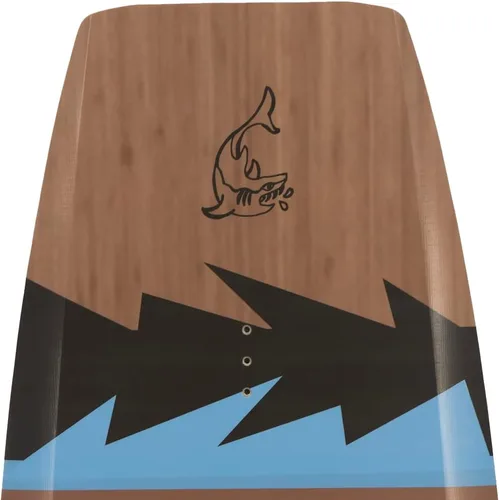 Vista 10 de White Knuckle The Shred Wakeboard (52.8 in), nivel intermedio para principiantes con aletas moldeadas