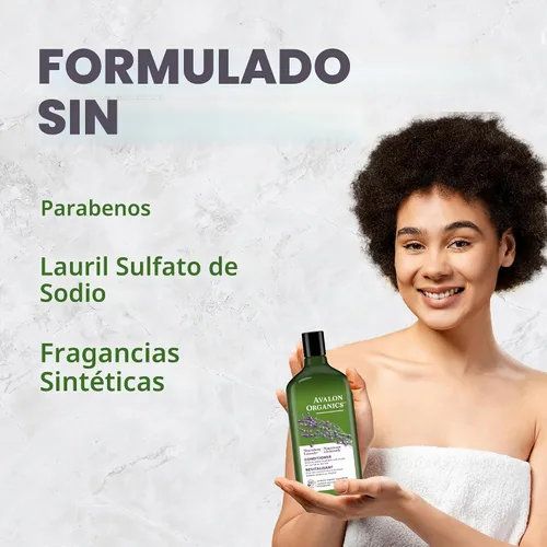 Vista 7 de Avalon Organics Acondicionador, lavanda nutritiva, 11 onzas