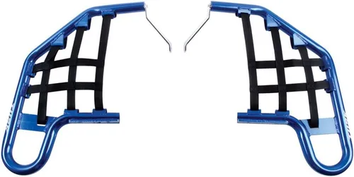 Vista 9 de TUSK Comp Series Nerf Barras plateadas con correas negras