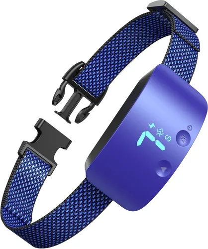 Vista 9 de NBJU - Collar antiladridos para perros, collar de adiestramiento antiladridos recargable, con 7 niveles de vibración ajustables de sensibilidad e