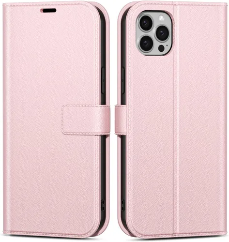 Vista 44 de oakxco Funda tipo cartera para iPhone SE 2022/2020/8/7 con soporte para tarjeta de crédito, funda magnética RFID delgada tipo libro con tapa