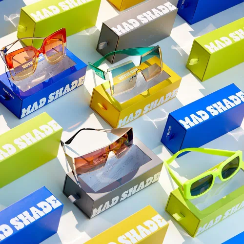 Vista 6 de Mad Shade Gafas de sol para mujeres y hombres UV400 Trendy Shades